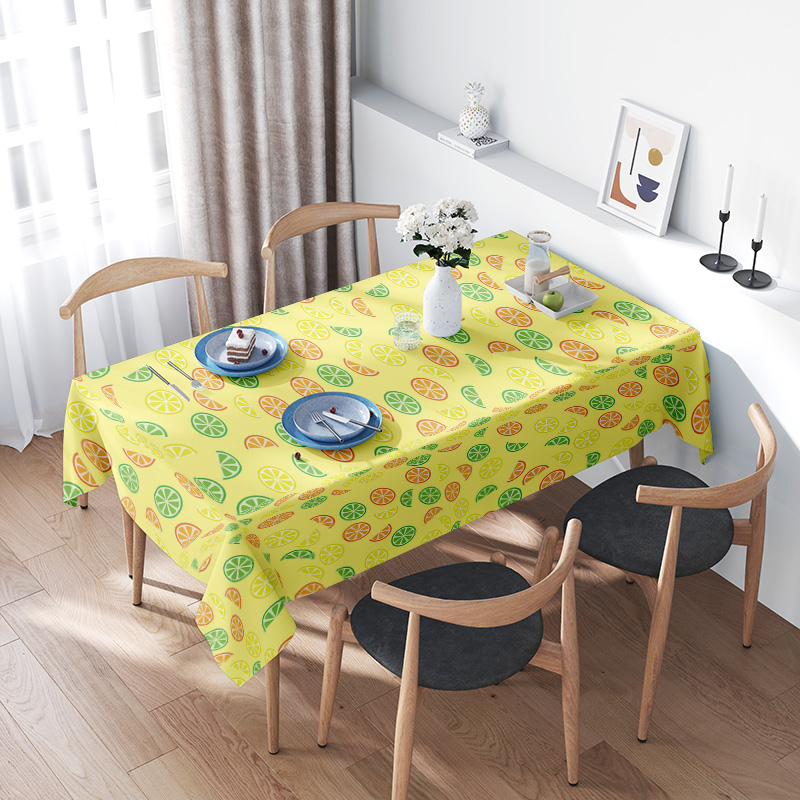 Your Home Textiles - 과일 프린트 식탁보: 식당에 생기를 더해주는