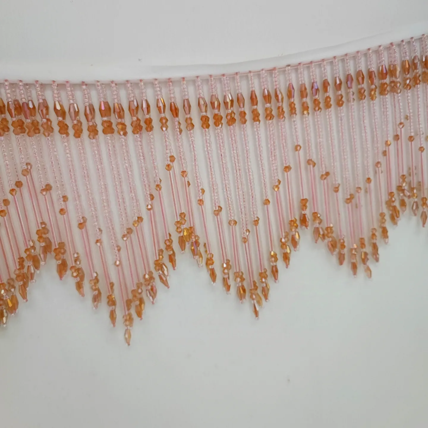 Home Textiles Luxury Curtains - 수제 비즈 프린지 트림, 커튼, 램프갓,