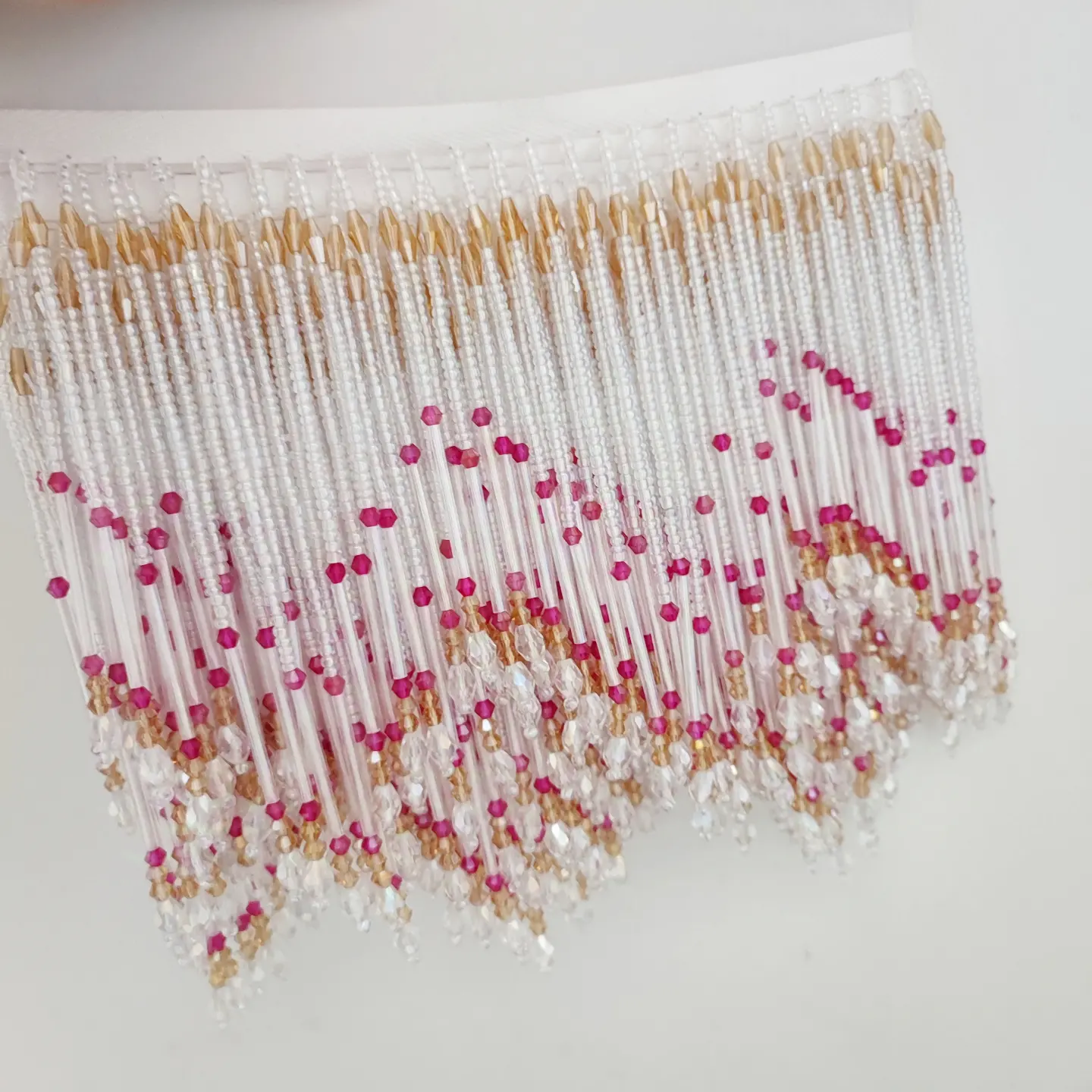 수제 비즈 프린지 트림, 커튼, 램프갓, 홈 데코용 고 - Home Textiles Luxury Curtains 리뷰 및 가격