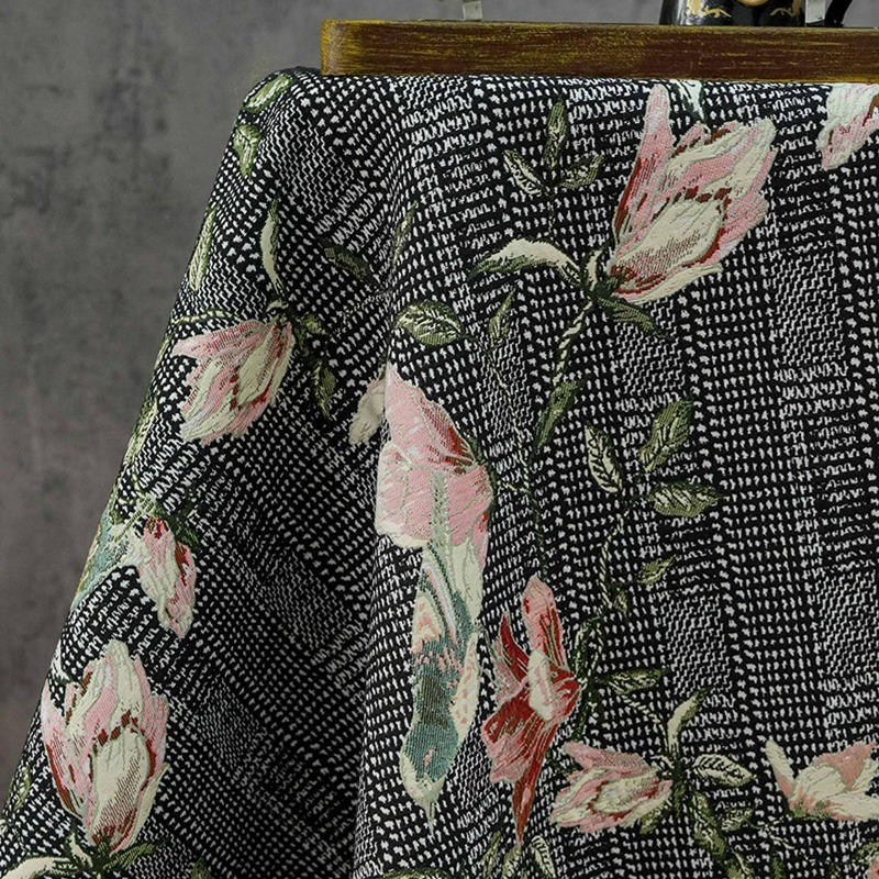유럽풍 릴리프 플로럴 버드 자카드 원단 치파오 조끼 코 - Home Textiles Luxury Curtains 리뷰 및 가격